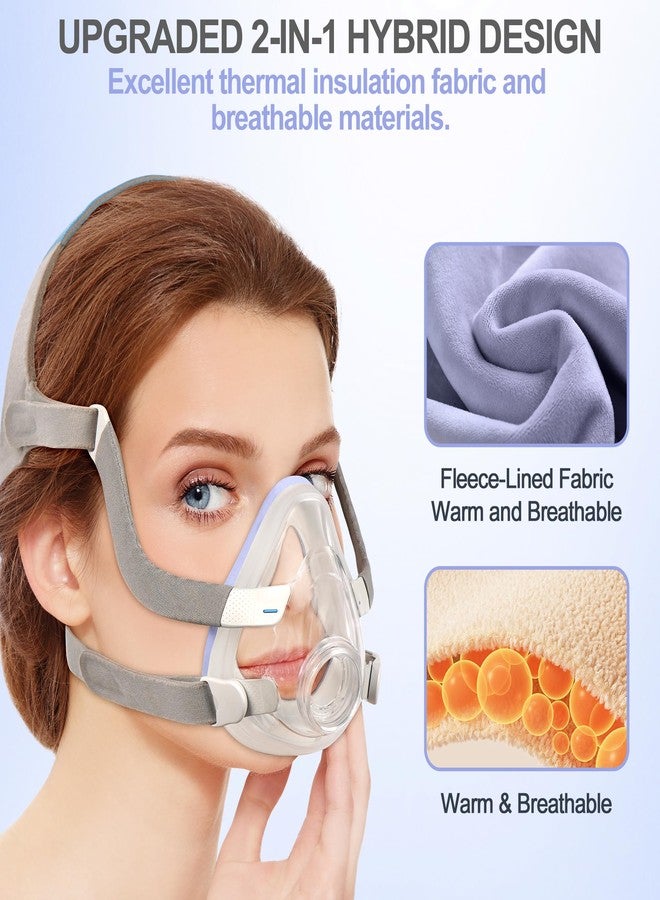 MEDICOLOR Upgraded F20 Fabric Mask Cushion(M) for AirFit F20 & Airtouch F20, Full Face Mask Wrapped by Breathable Fabric, F20 Cushion for CPAP Users, No Silicone Contact & Stuffiness, 2PCS(Medium) - Image 4